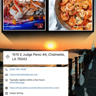 Come in and enjoy some seafood and other Louisiana inspirations!