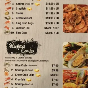 Seafood Plates | Seafood Combos
