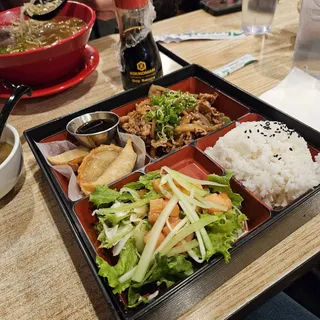 Pork Ginger Saute Bento Box