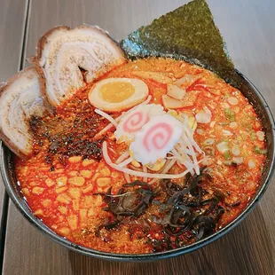Spicy tonkotsu ramen