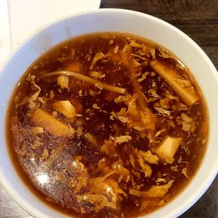 Hot and sour soup, so delicious!