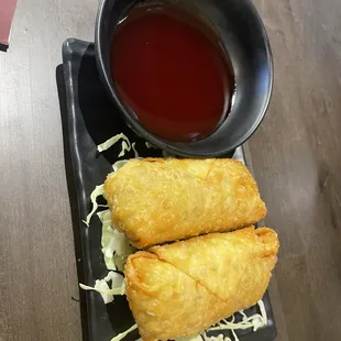 Homemade Chicken Egg Rolls (2pcs) it was ok