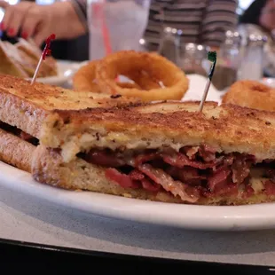 Pastrami and Swiss Sandwich