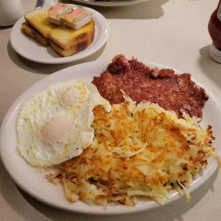 Corned Beef Hash and Eggs