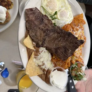 Chillaquilles and Eggs