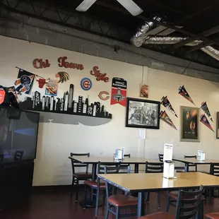 the interior of a restaurant