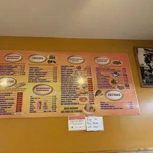 Updated Menu 9/30/19