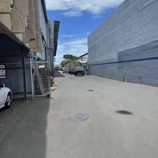 After parking, proceed to the showroom down the lane- located to the right of the parking area, 20 feet down on your left