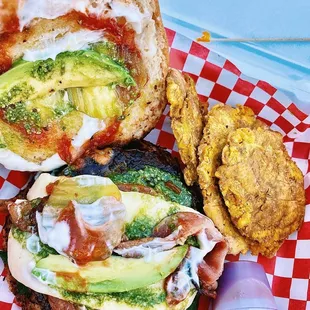 6. X Burger and Fried Plantains. Patty was cooked Well Done. Is that their norm? Would ask if they could Med-Rare next time.