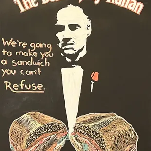 a drawing of a man in a tuxedo