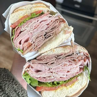 The MONSTER Sub ($15.92) cross section