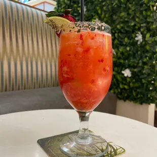 Hawaiian chili pepper margarita