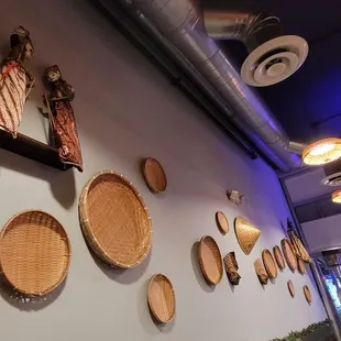 Wall decor. Small dinning area