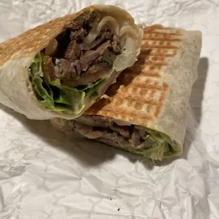 Beef Shawarma wrap