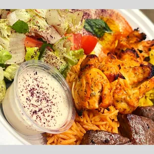  a plate of food