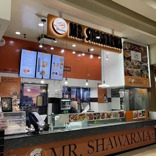  the interior of a restaurant