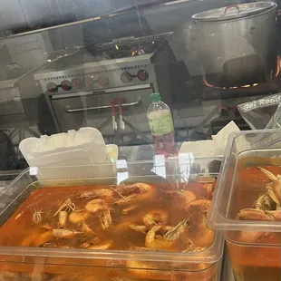 The shrimp!