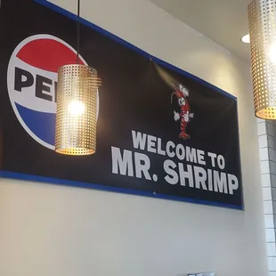 Mr. Shrimp&apos;s Kitchen sign