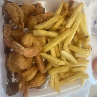 Fried Shrimp with Fries