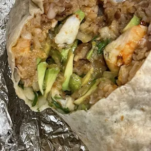 Shrimp Burrito