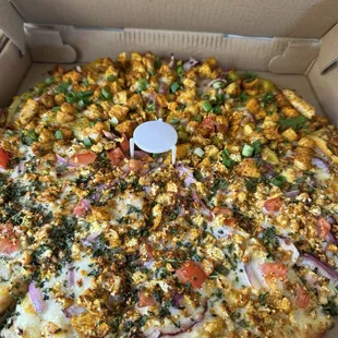 Gobi and chicken tikka