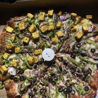 Curry Veggie Delight Pizza