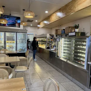 the interior of a restaurant