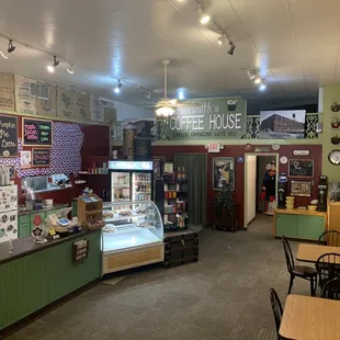 the interior of mr smith's coffeehouse