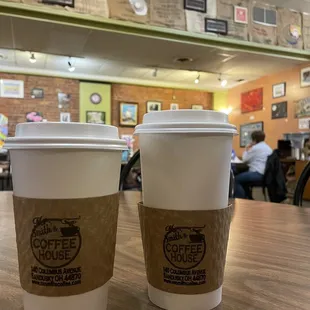 Medium vs. Large hot chocolate