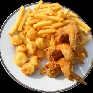 a plate of food