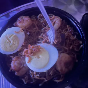 Noodles with shrimp :(