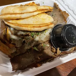 Gyro (lamb &amp; beef) Platter