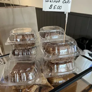 a variety of desserts