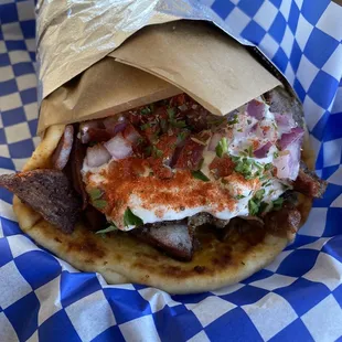 Gyro wrap.  YUM!