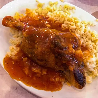 Lamb Shank w/ Rice
