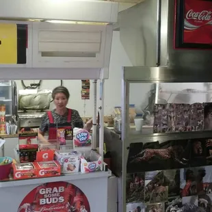 Service with a smile.