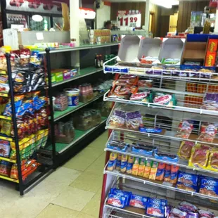 the inside of a grocery store