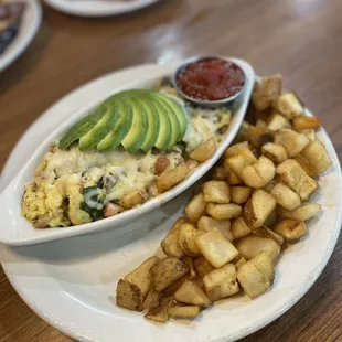 Bacon Avocado Scramble