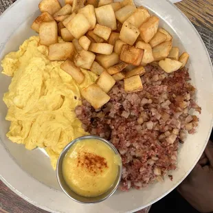 Corned Beef Hash and Eggs