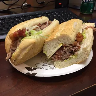 Roast Beef &amp; Bacon Sub