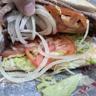 Inside Cold Roast beef