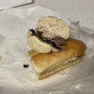 Turkey, roast beef footlong