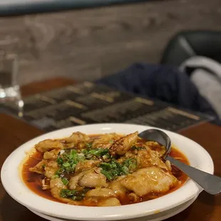 Fish Fillets in Hot Chili Oil