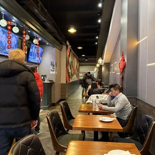 interior, sushi and sashimi