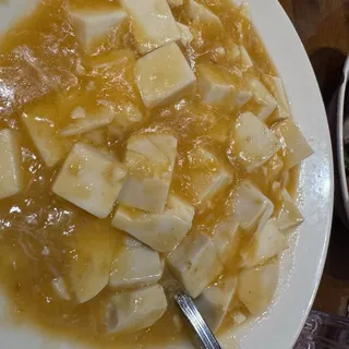 Braised Tofu with Crab Meat