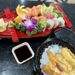 sushi and sashimi, food