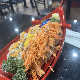 Lion King and Spicy Salmon