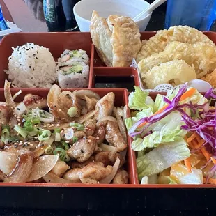 Chicken teriyaki bento box $20.99