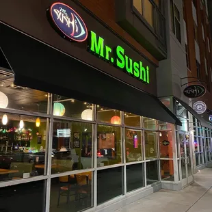 Front of restaurant