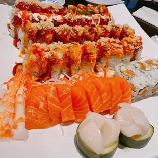 Some Sushi and sashimi